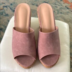 Cork Platform Wedges